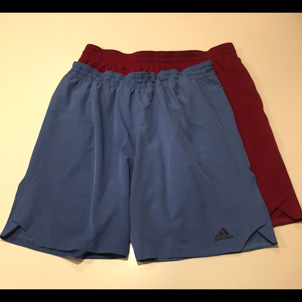2 Adidas Climalite men sport shorts